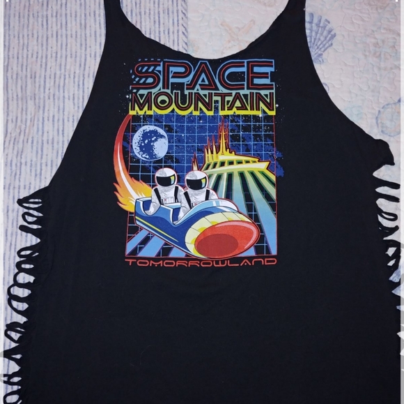 Disney Tops - NWOT Disney Space Mountain Vintage Tank Top